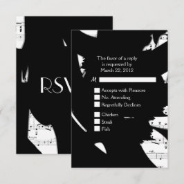 Black and White Abstrakt Music OSA w Menu Choice