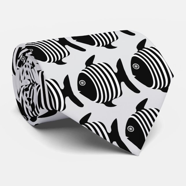 Black And White Angel Fish Design Slips (Rullad)