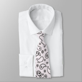 Black and White Bandana Novelty Tie Slips