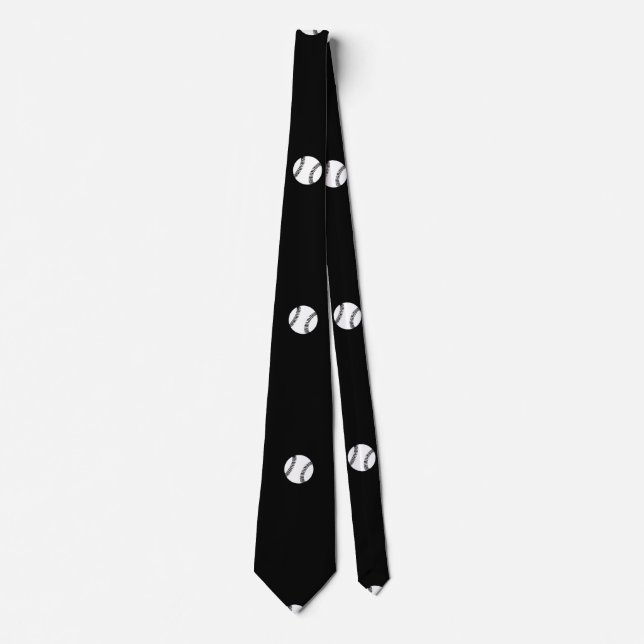 Black and White Baseball Motif Mönster Slips (Framsida)
