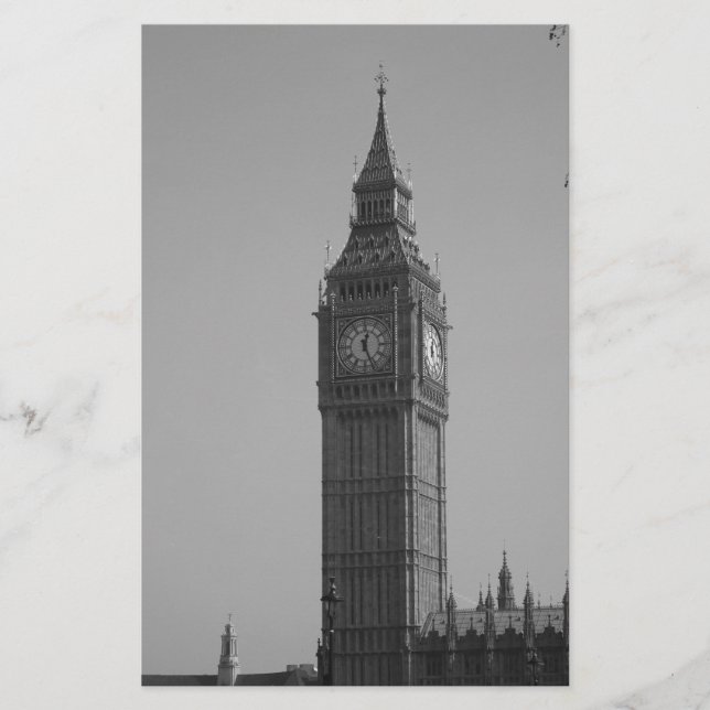 Black and White Big Ben (Framsida)
