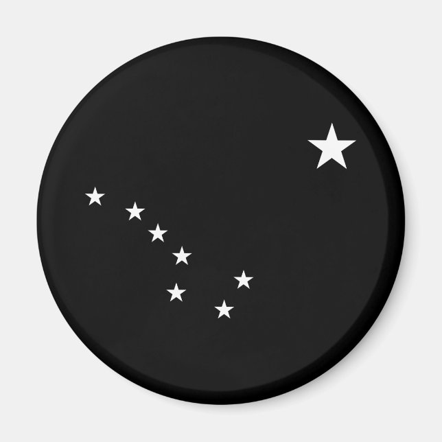 Black and White Big Dipper Magnet (Framsidan)