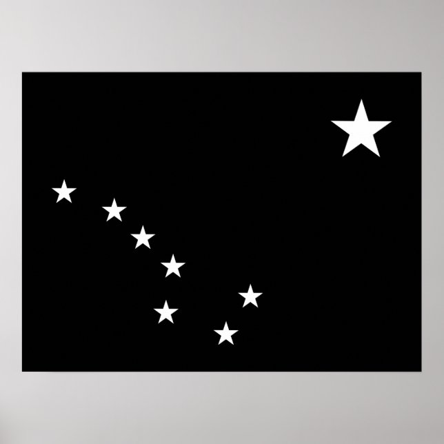 Black and White Big Dipper Poster (Framsidan)