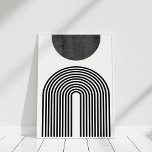 Black and White Boho Sol och Rainbow Wall Art Poster<br><div class="desc">Black and White Boho Sol och Rainbow Wall Art</div>