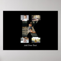 Black and White Brev K Photo Collage