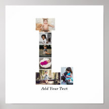 Black and White Brev L Photo Collage