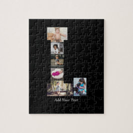 Black and White Brev L Photo Collage Pussel