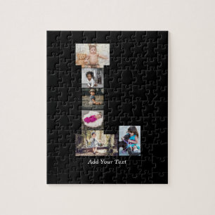 Black and White Brev L Photo Collage Pussel