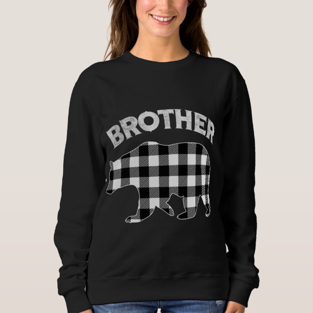 Black and White Buffalo Play Brother Bear Christm T Shirt (Framsida)