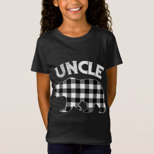 Black and White Buffalo Play farbror Bear-jul T Shirt