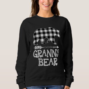 Black and White Buffalo Play Granny Bear Christma T Shirt