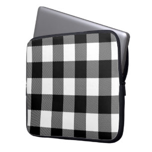 Black and White Buffalo Play Laptop Fodral