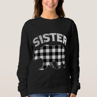 Black and White Buffalo Play Sister Bear Christma T Shirt