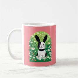 Black and White Bunny Mugg