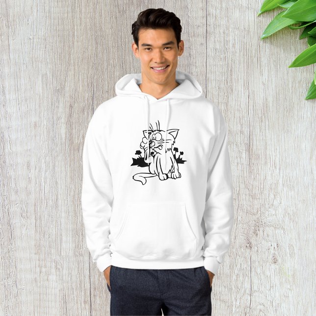 Black and White Cat Manar Hoodie (Skapare uppladdad)