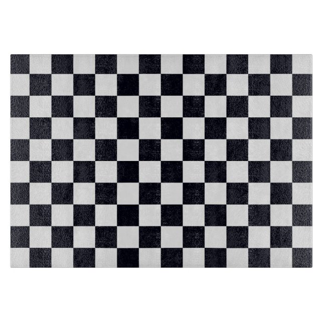 Black and White Checker Mönster (Framsidan)