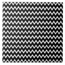 Black and White Chevron Mönster