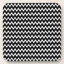 Black and White Chevron Mönster