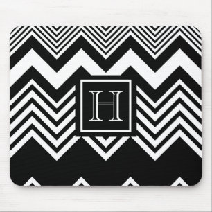 Black and White Chevron Musmatta