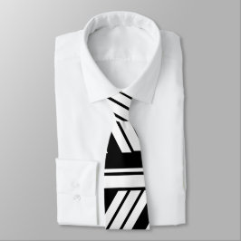 Black and White Chevron Rand Mönster Slips