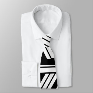 Black and White Chevron Rand Mönster Slips