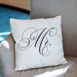 Black and White Chevron Rand ’Mr.’ Kudde