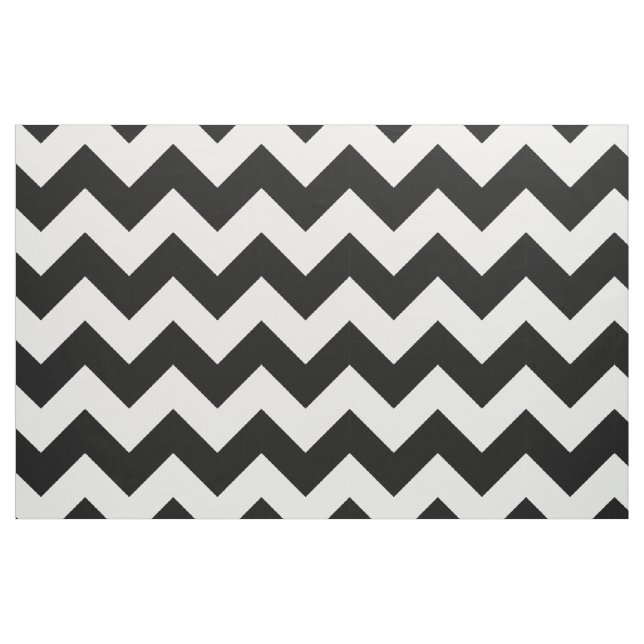 Black and White Chevron Tyg (Fat Quarter)