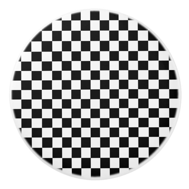 Black and White Classic Checkerboard av STaylor Knopp (Framsidan)