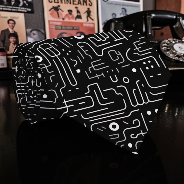 Black and White Custom Necktie Slips (Skapare uppladdad)