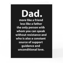 Black and White Dad Daddy Quote 