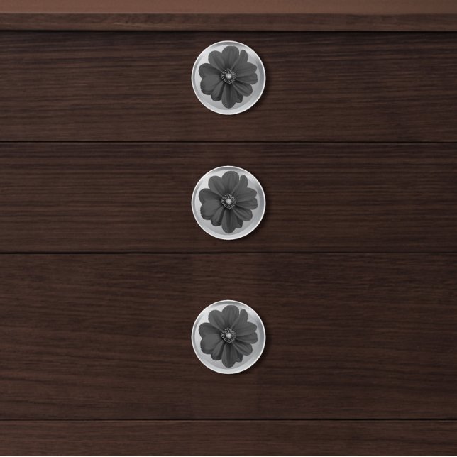 Black and White Daisy Knob, Timeless Elegance for  Knopp (Skapare uppladdad)