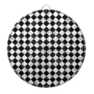 Black and White Diamond Mönster av Shirley Taylor Darttavla