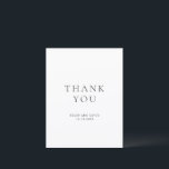 Black and White Elegant Classic Wedding Tack Kort<br><div class="desc">Elegant and classic wedding design.</div>