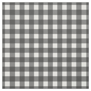 Black and White Gingham Check Tyg