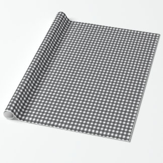 Black and White Gingham Presentpapper