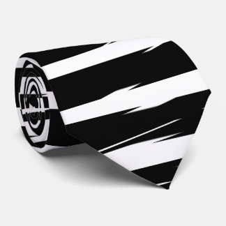 Black and White Glitch Signal Stripes Slips