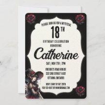 Black and White Gothic Birthday