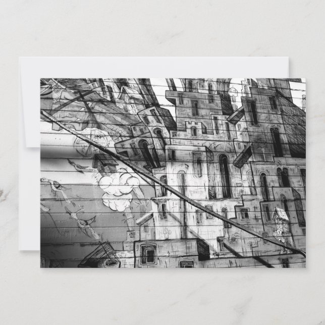 Black and White Graffiti i San Francisco (Framsida)