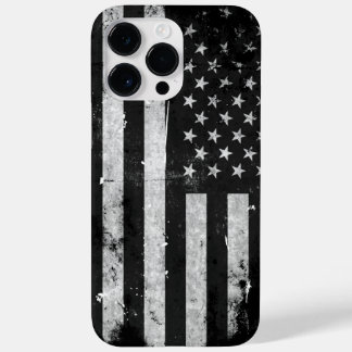 Black and White Grunge American Flagga