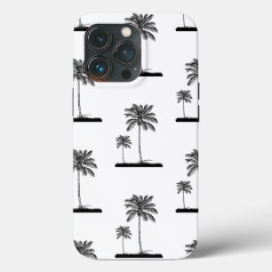 Black and White Handflatan Träd Phone Case iphone