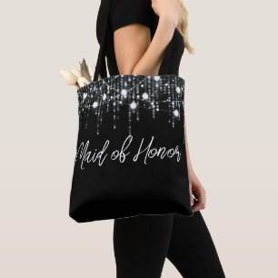 Black and White Hanging Ljus Bride Tygkasse