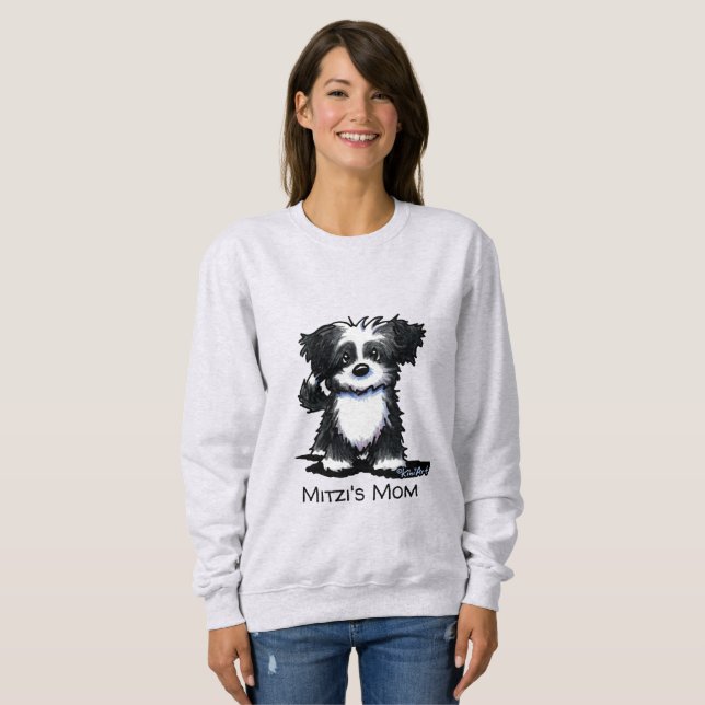 Black and White Havanese Cutie T Shirt (Hel framsida)