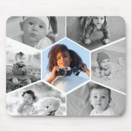 Black and White Hexagon Photo Collage Musmatta