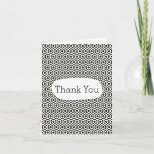Black and White Honeycomb Tack Kort