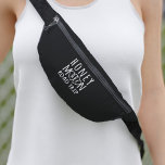 Black and White Honeymoon Road Resa Fanny Pack<br><div class="desc">Ett bra barnpaket för din smekmånad. Förpacka din nya kärlek när du kör av i solnedgången med ditt älskade och lägg till initialer i hjärtat innan du går.</div>