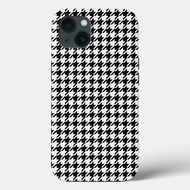 Black and White Houndstooth by Shirley Taylor (Baksida)