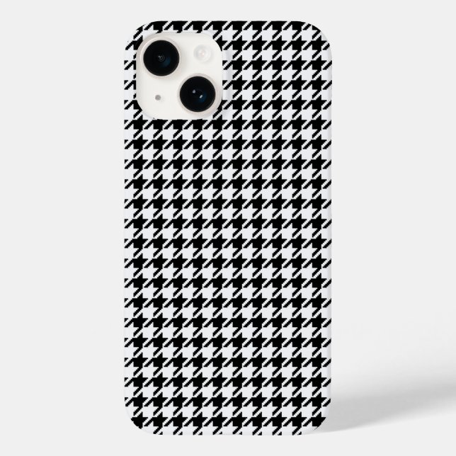 Black and White Houndstooth by Shirley Taylor (Baksida)
