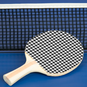 Black and White Houndstooth by Shirley Taylor Pingisracket