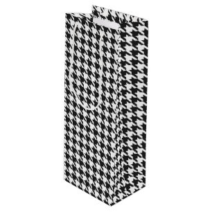 Black and White Houndstooth Mönster