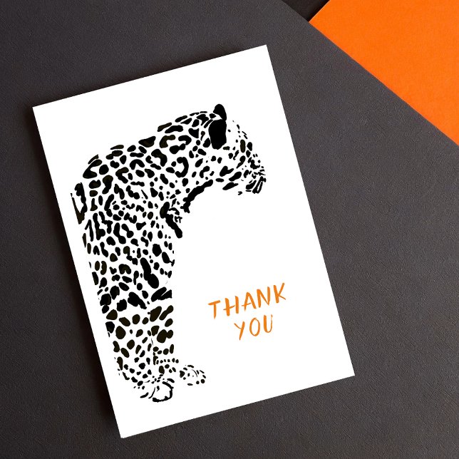 Black and White Jaguar Tack Kort (Skapare uppladdad)